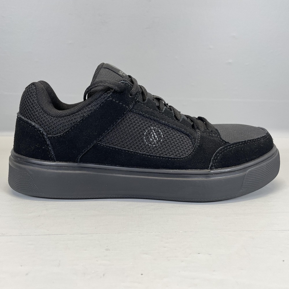 Volcom Work Shoes Mens Size 7 Black Safety Toe Slip Resistant Skate Sneakers